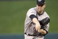 ST. LOUIS, MO - JULY 14: American League All-Star Roy Halladay pitches during the 2009 MLB All-Star Game at Busch Stadium on July 14, 2009 in St Louis, Missouri. (Photo by Pool/Getty Images)