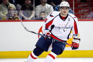 MONTREAL- NOVEMBER 28:  Alex Ovechkin #8 of the Washington Capitals skates during the NHL game against the Montreal Canadiens on November 28, 2009 at the Bell Centre in Montreal, Quebec, Canada.  The Capitals defeated the Canadiens 4-3 in a shootout.  (Photo by Richard Wolowicz/Getty Images)