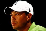 MELBOURNE, AUSTRALIA - NOVEMBER 10:  Tiger Woods of the USA answers questions from the media at a press conference ahead of the 2009 Australian Masters at Kingston Heath Golf Club on November 10, 2009 in Melbourne, Australia.  (Photo by Quinn Rooney/Getty Images)