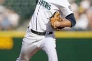 SEATTLE - SEPTEMBER 17: Brandon Morrow #35 of the Seattle Mariners pitches during the game against the Chicago White Sox on September 17, 2009 at Safeco Field in Seattle, Washington. (Photo by Otto Greule Jr/Getty Images)
