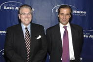 NEW YORK   NOVEMBER 9  Chris Russo  L  and Mike Francesa attend