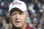 PROVO, UT. - SEPTEMBER 19:  Bobby Bowden, Head Coach of the Florida State Seminoles, walks off the field after the win over The Brigham Young Cougars at La Vell Edwards Stadium on September 19, 2009 in Provo, Utah.  (Photo by Melissa Majchrzak/Getty Images)