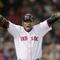 BOSTON - OCTOBER 24:  David Ortiz #34 of the Boston Red Sox reacts to the foul ball call during fifth inning of game two of the World Series on October 24, 2004 at Fenway Park in Boston, Massachusetts. (Photo by Elsa/Getty Images)