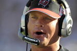 TAMPA, FL - DECEMBER 28: Coach Jon Gruden of the Tampa Bay Buccaneers directs play against the Oakland Raiders at Raymond James Stadium on December 28, 2008 in Tampa, Florida.  (Photo by Al Messerschmidt/Getty Images)