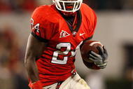 ATHENS, GA - NOVEMBER 21:  Washaun Ealey #24 of the Georgia Bulldogs against the Kentucky Wildcats at Sanford Stadium on November 21, 2009 in Athens, Georgia.  (Photo by Kevin C. Cox/Getty Images)