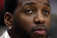 HOUSTON - APRIL 24:  Guard Tracy McGrady #1 of the Houston Rockets during play against the Portland Trail Blazers in Game Three of the Western Conference Quarterfinals during the 2009 NBA Playoffs at Toyota Center on April 24, 2009 in Houston, Texas. NOTE TO USER: User expressly acknowledges and agrees that, by downloading and or using this photograph, User is consenting to the terms and conditions of the Getty Images License Agreement.  (Photo by Ronald Martinez/Getty Images)