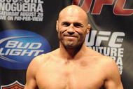 PORTLAND, OR - AUGUST 28: UFC heavyweight fighter Randy Couture weighs in at UFC 102: Couture vs. Nogueira Weigh-In at the Rose Garden Arena on August 28, 2009 in Portland, Oregon. (Photo by Jon Kopaloff/Getty Images)