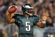 PHILADELPHIA - NOVEMBER 08:  Donovan McNabb #5 of the Philadelphia Eagles throws a pass against the Dallas Cowboys at Lincoln Financial Field on November 8, 2009 in Philadelphia, Pennsylvania.  (Photo by Al Bello/Getty Images)