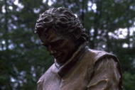 27 Apr 1997:  A monument to the late formula one driver, Ayrton Senna  who died in 1994 during the San Marino Grand Prix in Imola.  \ Mandatory Credit: Mike Cooper /Allsport