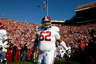 AUBURN, AL - NOVEMBER 27: Terrence Cody #62 of the Alabama Crimson Tide against the Auburn Tigers at Jordan-Hare Stadium on November 27, 2009 in Auburn, Alabama. (Photo by Kevin C. Cox/Getty Images)