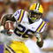 AUBURN, AL - SEPTEMBER 20:  Running back Richard Murphy #26 of the LSU Tigers looks for room to run while taking on the Auburn Tigers at Jordan-Hare Stadium on September 20, 2008 in Auburn, Alabama. LSU defeated Auburn 26-21.  (Photo by Doug Benc/Getty Images)