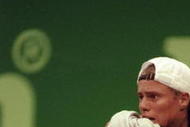 16 Oct 1999:  Lleyton Hewitt of Australia in action during the ATP Tour Heineken Open at the Singapore Indoor Stadium in Singapore. \ Mandatory Credit: Stuart Milligan /Allsport