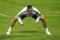 MADRID, SPAIN - NOVEMBER 02:  Joe Cole of Chelsea stretches prior to the Champions League Group D match between Atletico Madrid and Chelsea at the Vicente Calderon Stadium on November 2, 2009 in Madrid, Spain.  (Photo by Shaun Botterill/Getty Images)