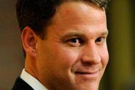 LOS ANGELES, CA - JANUARY 13: Lane Kiffin (L) the new college football coach of University of Southern California speaks during a news conference at Heritage Hall on the campus of USC on January 13, 2010 in Los Angeles, California. (Photo by Kevork Djansezian/Getty Images)