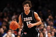 NEW YORK - DECEMBER 19:  Matt Bouldin #15 of the Gonzaga Bulldogs drives upcourt against the Duke Blue Devils in the first half of the Aeropostale Classic at Madison Square Garden on December 19, 2009 in New York City.  (Photo by Jeff Zelevansky/Getty Images)