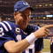 INDIANAPOLIS - JANUARY 16:  Peyton Manning #18 of the Indianapolis Colts points as he walks off the field after the Colts 20-3 victory against the Baltimore Ravens in the AFC Divisional Playoff Game at Lucas Oli Stadium on January 16, 2010 in Indianapolis, Indiana.  (Photo by Andy Lyons/Getty Images)