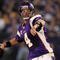 MINNEAPOLIS - JANUARY 17:  Quarterback Brett Favre #4 of the Minnesota Vikings throws a pass against the Dallas Cowboys during the fourth quarter of the NFC Divisional Playoff Game at Hubert H. Humphrey Metrodome on January 17, 2010 in Minneapolis, Minnesota.  The Vikings defeated the Cowboys 34-3.  (Photo by Chris McGrath/Getty Images)