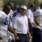 17 Jul 1998:  Head coach Chan Gailey of the Dallas Cowboys talks to a player during the 1998 Dallas Cowboys Training Camp at the Midwestern State University in Wichita Falls, Texas. Mandatory Credit: Stephen Dunn  /Allsport