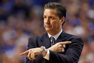 LEXINGTON, KY - DECEMBER 23: John Calipari the Head Coach of the Kentucky Wildcats reacts during the game against the Long Beach State 49ers on December 23, 2009 in Lexington, Kentucky. (Photo by Andy Lyons/Getty Images)
