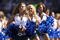 INDIANAPOLIS - OCTOBER 12:  Cheerleaders of the Indianapolis Colts perform during the NFL game between the Baltimore Ravens and the Indianapolis Colts at Lucas Oil Stadium on October 12, 2008 in Indianapolis, Indiana. The Colts defeated the Ravens 31-3. (Photo by Andy Lyons/Getty Images)