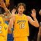 LOS ANGELES, CA - JANUARY 18:  Pau Gasol #16 of the Los Angeles Lakers reacts after making a basket and getting fouled in the fourth quarter during the game against the Orlando Magic on January 18, 2010 at Staples Center in Los Angeles, California. NOTE TO USER: User expressly acknowledges and agrees that, by downloading and/or using this Photograph, user is consenting to the terms and conditions of the Getty Images License Agreement.  (Photo by Harry How/Getty Images)