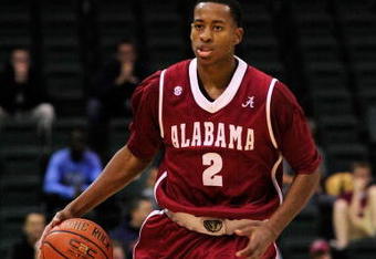 ORLANDO, FL - NOVEMBER 27:  Mikhail Torrance #2 of the Alabama Crimson Tide looks to pass against the Florida State Seminoles during the Old Spice Classic at Disney's Milk House on November 27, 2009 in Orlando, Florida.  (Photo by Sam Greenwood/Getty Images)