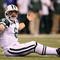 INDIANAPOLIS - JANUARY 24:  Quarterback Mark Sanchez #6 of the New York Jets reacts in the third quarter against the Indianapolis Colts during the AFC Championship Game at Lucas Oil Stadium on January 24, 2010 in Indianapolis, Indiana.  (Photo by Elsa/Getty Images)