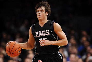 NEW YORK - DECEMBER 19:  Matt Bouldin #15 of the Gonzaga Bulldogs drives upcourt against the Duke Blue Devils in the first half of the Aeropostale Classic at Madison Square Garden on December 19, 2009 in New York City.  (Photo by Jeff Zelevansky/Getty Images)