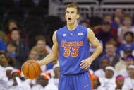 KANSAS CITY, MO - NOVEMBER 25:  Nick Calathes #33 of the Florida Gators dribbles the ball against the Washington Huskies during the CBE Classic consolation game on November 25, 2008 at the Sprint Center in Kansas City, Missouri. (Photo by: Jamie Squire/Getty Images)