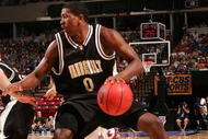 SACRAMENTO, CA - MARCH 17:  Jermaine Beal #0 of the Vanderbilt Commodores handles the ball under pressure from Daven Harmeling #32 of the Washington State Cougars during round two of the NCAA Men's Basketball Tournament at Arco Arena on March 17, 2007 in Sacramento, California.    (Photo by Jed Jacobsohn/Getty Images)