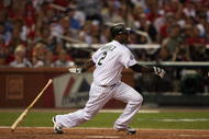 ST. LOUIS, MO - JULY 14: National League All-Star Hanley Ramirez of the Florida Marlins bats during the 2009 MLB All-Star Game at Busch Stadium on July 14, 2009 in St Louis, Missouri. (Photo by Dilip Vishwanat/Getty Images)