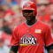 ST. LOUIS, MO - JULY 12: U.S. Futures All-Star Chris Carter of the Oakland Athletics steps to the plate during the 2009 XM All-Star Futures Game at Busch Stadium on July 12, 2009 in St. Louis, Missouri. (Photo by Jamie Squire/Getty Images)