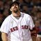 BOSTON - SEPTEMBER 29:  Kevin Youkilis #20 of the Boston Red Sox reacts after striking out in the bottom of the ninth inning against the Toronto Blue Jays to end the game on September 29, 2009 at Fenway Park in Boston, Massachusetts.The Blue Jays defeated the Red Sox 8-7.  (Photo by Elsa/Getty Images)