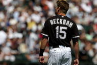CHICAGO - AUGUST 06: Gordon Beckham #15 of the Chicago White Sox looks on against the Los Angeles Angels of Anaheim at U.S. Cellular Field on August 6, 2009 in Chicago, Illinois. (Photo by Jonathan Daniel/Getty Images)