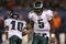 CHICAGO - NOVEMBER 22: Quarterback Donovan McNabb #5 of the Philadelphia Eagles hands the ball off to DeSean Jackson #10 against the Chicago Bears at Soldier Field on November 22, 2009 in Chicago, Illinois.  (Photo by Jonathan Daniel/Getty Images)