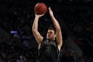 PORTLAND, OR - MARCH 21: Chris Kramer #3 of the Purdue Boilermakers shoots the ball against the Washington Huskies during the second round of the NCAA Division I Men's Basketball Tournament at the Rose Garden on March 21, 2009 in Portland, Oregon. (Photo by Jonathan Ferrey/Getty Images)
