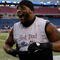 FOXBORO, MA - JANUARY 10:  Ray Lewis #52 of the Baltimore Ravens celebrates as he walks off of the field after their 33-14 win against the New England Patriots during the 2010 AFC wild-card playoff game at Gillette Stadium on January 10, 2010 in Foxboro, Massachusetts.  (Photo by Elsa/Getty Images)