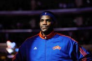 LOS ANGELES, CA - JANUARY 16: LeBron James #23 of the Cleveland Caveliers stands during the singing of the National Anthem before the start of the NBA basketball game against Los Angeles Clippers at Staples Center on January 16, 2010 in Los Angeles, California. NOTE TO USER: User expressly acknowledges and agrees that, by downloading and or using this photograph, User is consenting to the terms and conditions of the Getty Images License Agreement. (Photo by Kevork Djansezian/Getty Images)