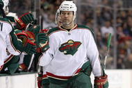 DALLAS - JANUARY 18: Forward Owen Nolan #11 of the Minnesota Wild at American Airlines Center on January 18, 2010 in Dallas, Texas. (Photo by Ronald Martinez/Getty Images)