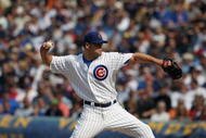 CHICAGO - MAY 29: Kevin Gregg #63 of the Chicago Cubs pitches against the Los Angeles Dodgers during the game on May 29, 2009 at Wrigley Field in Chicago, Illinois. (Photo by Jonathan Daniel/Getty Images)