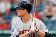 ARLINGTON, TX - JULY 17: First baseman Justin Morneau #33 of the Minnesota Twins on July 17, 2009 at Rangers Ballpark in Arlington, Texas. (Photo by Ronald Martinez/Getty Images)