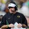 PASADENA, CA - JANUARY 01:  Head coach Chip Kelly of the Oregon Ducks stands on the sidelines during the game against the Ohio State Buckeyes at the 96th Rose Bowl game on January 1, 2010 in Pasadena, California.  (Photo by Kevork Djansezian/Getty Images)