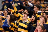 BERKELEY, CA - SEPTEMBER 05:  Fans cheer for the California Golden Bears before their game against the Maryland Terrapins at California Memorial Stadium on September 5, 2009 in Berkeley, California.  (Photo by Ezra Shaw/Getty Images)