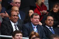 HULL, ENGLAND - OCTOBER 24: Portsmouth Chief Executive Peter Storrie watches from the stands during the Barclays Premier League match between Hull City and Portsmouth at KC Stadium on October 24, 2009 in Hull, England. (Photo by Richard Heathcote/Getty Images)