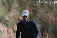 SAN FRANCISCO - DECEMBER 17:  An image of professional golfer Tiger Woods is seen on an Accenture advertisement December 17, 2009 at San Francisco International Airport in San Francisco, California. Accenture was the first sponsor to end its sponsorship relationship with Tiger Woods following his car crash last month that led to news of several affairs. Accenture has begun to take down all ads featuring woods who appears in over 80% of their corporate ads.  (Photo by Justin Sullivan/Getty Images)
