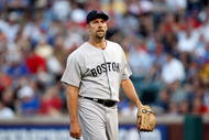 ARLINGTON, TX - JULY 20: Pitcher John Smoltz #29 of the Boston Red Sox on July 20, 2009 at Rangers Ballpark in Arlington, Texas. (Photo by Ronald Martinez/Getty Images)