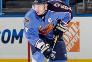 ATLANTA - JANUARY 26:  Ilya Kovalchuk #17 of the Atlanta Thrashers against the Anaheim Ducks at Philips Arena on January 26, 2010 in Atlanta, Georgia.  (Photo by Kevin C. Cox/Getty Images)