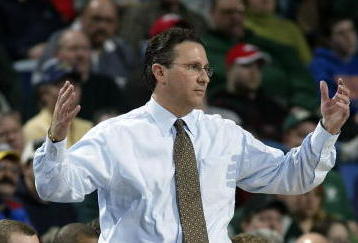 BUFFALO, NY - MARCH 17:  Head coach Todd Lickliter of the Butler Bulldog looks on from the sidelines against the Maryland Terrapin during round two of the NCAA Men's Basketball Tournament at HSBC Arena on March 17, 2007 in Buffalo, New York.  (Photo by Rick Stewart/Getty Images)