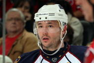 NEWARK, NJ - DECEMBER 28:  Ilya Kovalchuk #17 of the Atlanta Thrashers looks on against the New Jersey Devils at the Prudential Center on December 28, 2009 in Newark, New Jersey. The Devils defeated the Thrashers 3-2.  (Photo by Jim McIsaac/Getty Images)