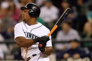 SEATTLE - AUGUST 12:  Adrian Beltre #29 of the Seattle Mariners bats during the game against the Chicago White Sox on August 12, 2009 at Safeco Field in Seattle, Washington. (Photo by Otto Greule Jr/Getty Images) 